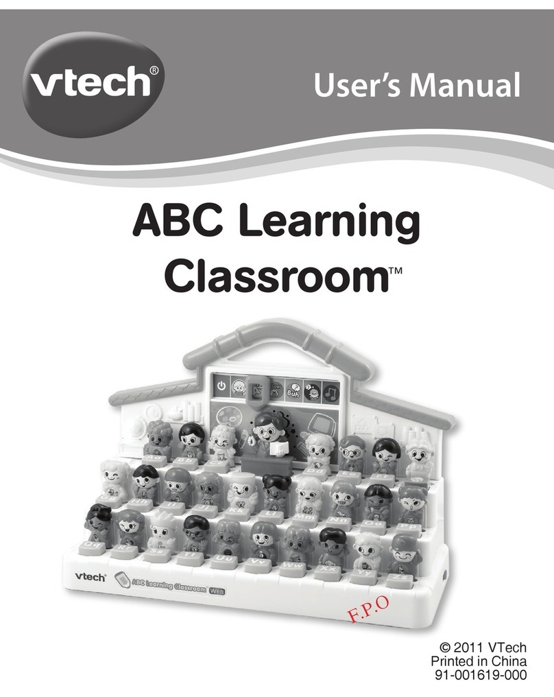 V-tech ABC Learning Classroom User manual V-tech ABC Learning Classroom User manual