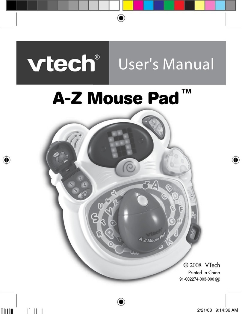 V-tech A-Z Mouse Pad User manual