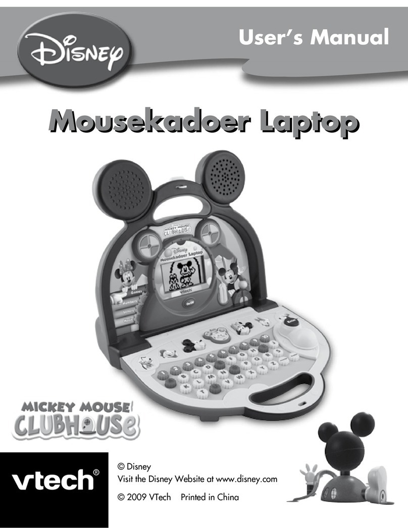 V-tech 80-103900 - Mousekadoer Laptop User manual