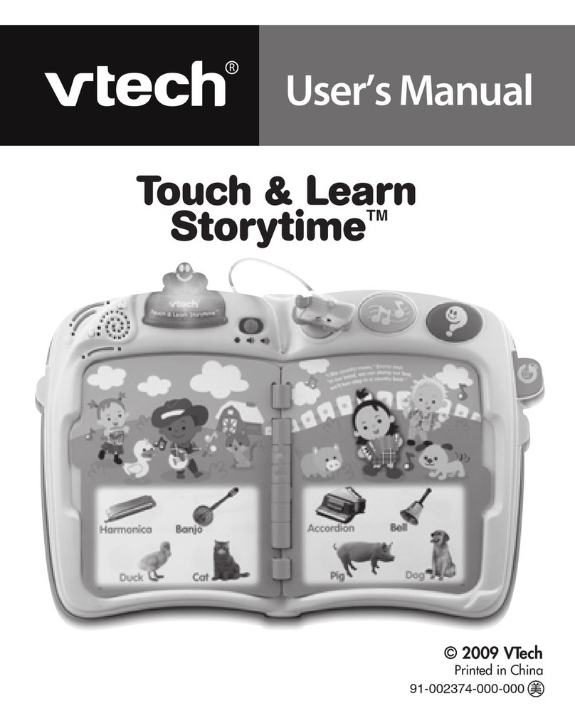 V-tech 80-101900 - Touch & Learn Storytime User manual