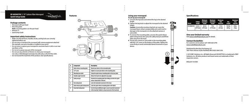 Rocket Fish RF-MONO70C Quick setup guide