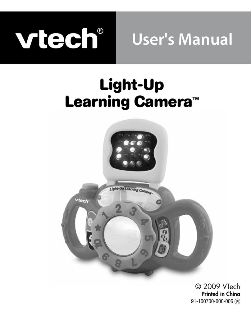 V-tech 80-100700 - Light-Up Learning Camera User manual