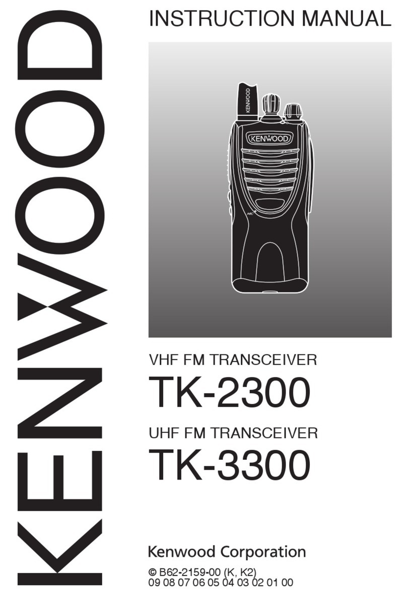 Kenwood TK-2300-V4P - Protalk 2Way 2Watt 4Channel Vhf... User manual