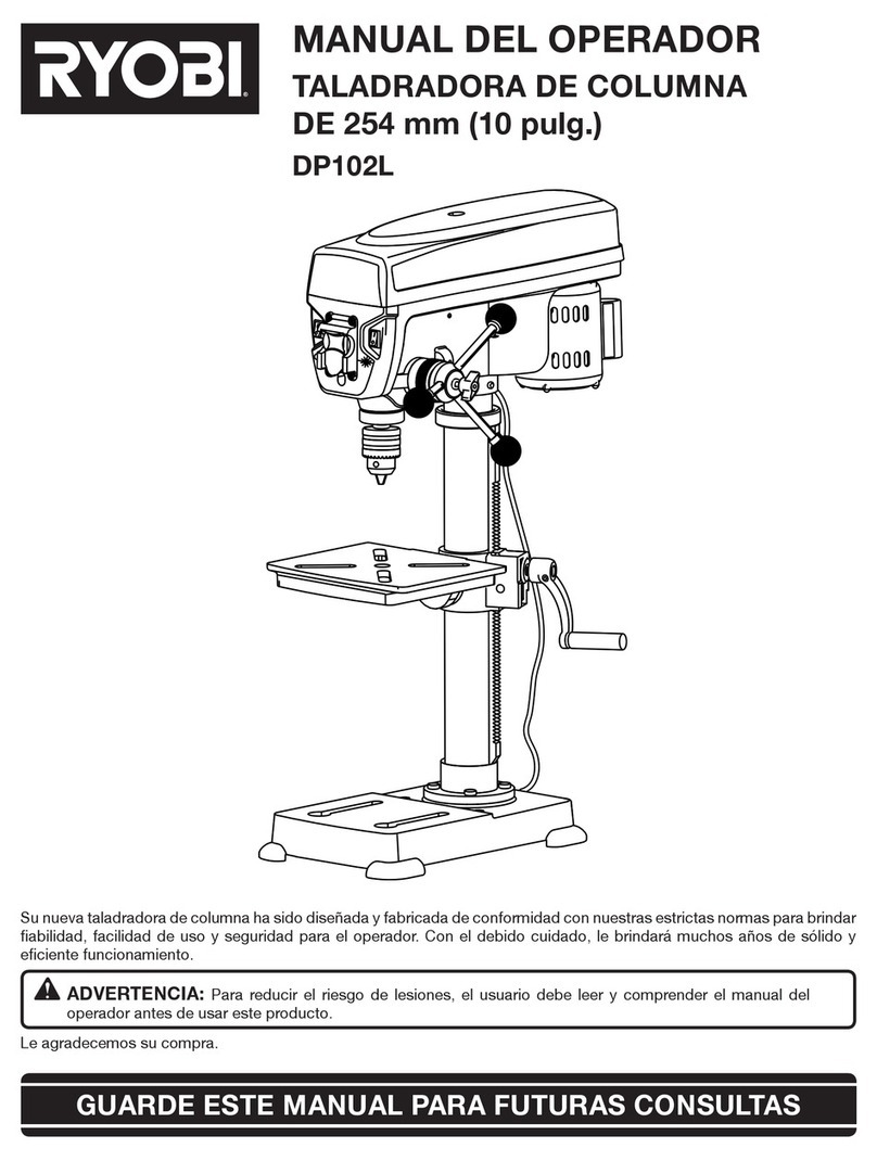 Ryobi DP102L User guide
