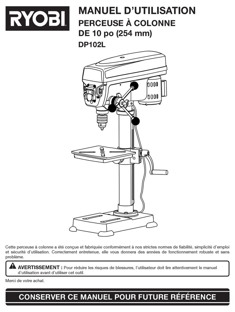 Ryobi DP102L Manuel d'utilisation