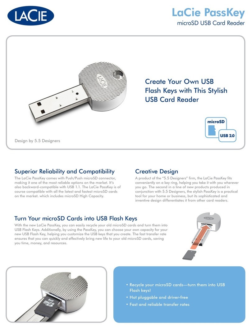 LaCie PassKey Specifications