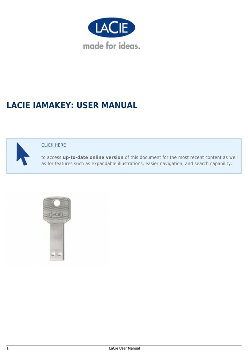 LaCie iamaKey User manual