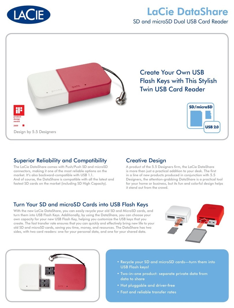 LaCie DataShare datasheet