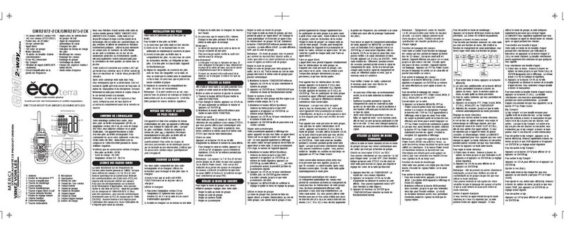Uniden ECOterra GMR2875-2CK owner's manual