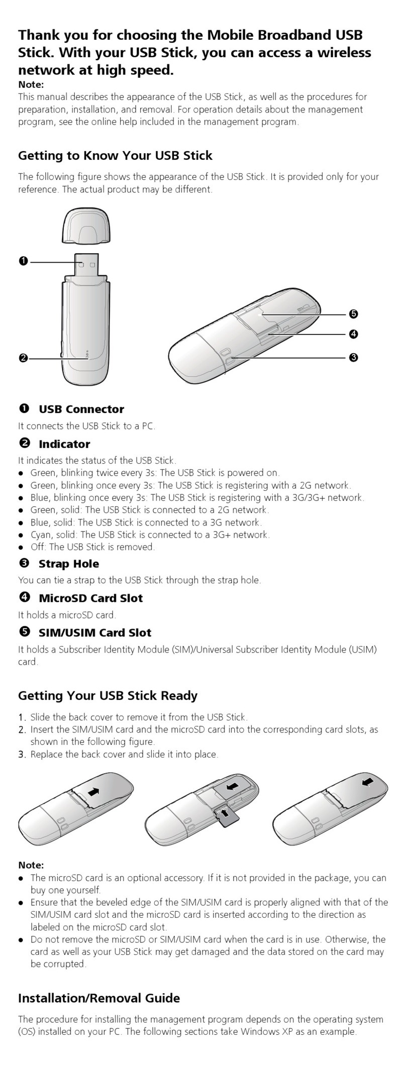 Huawei E161 Getting to know
