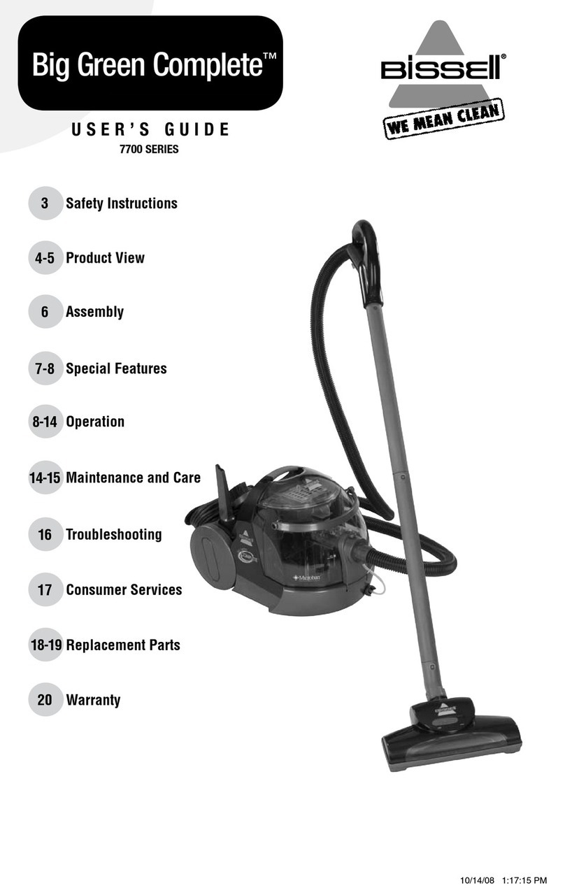 Bissell Big Green Complete Deep Cleaner/Vacuum User manual
