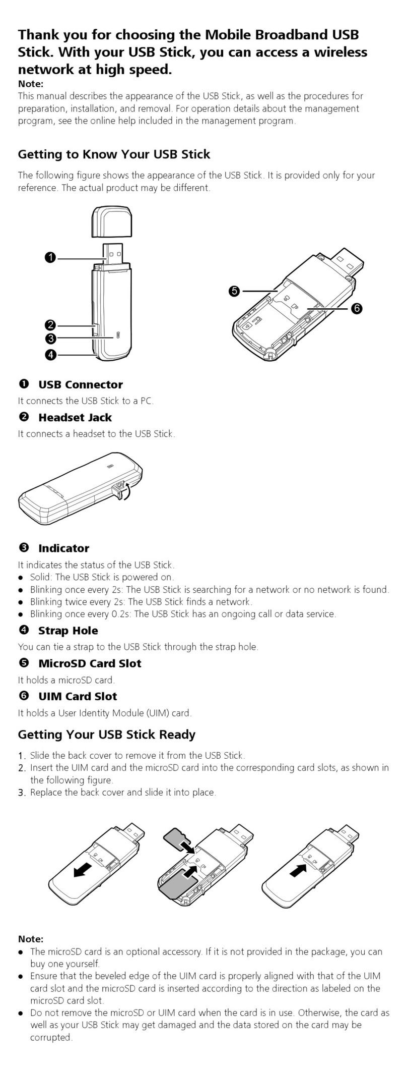 Huawei EC1261 Assembly instructions Huawei EC1261 Assembly instructions