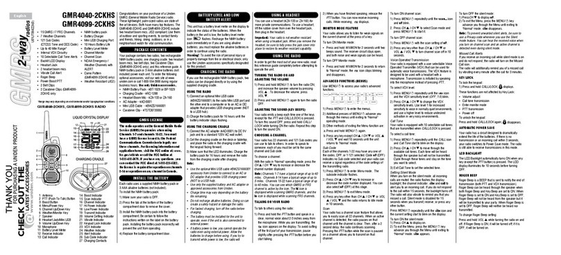 Uniden GMR4040-2CKHS owner's manual