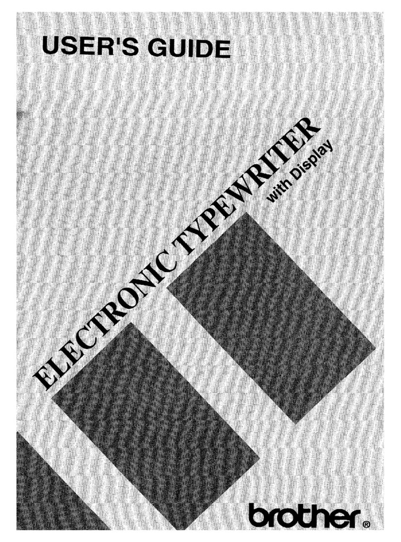 Brother AX475 User manual Brother AX475 User manual