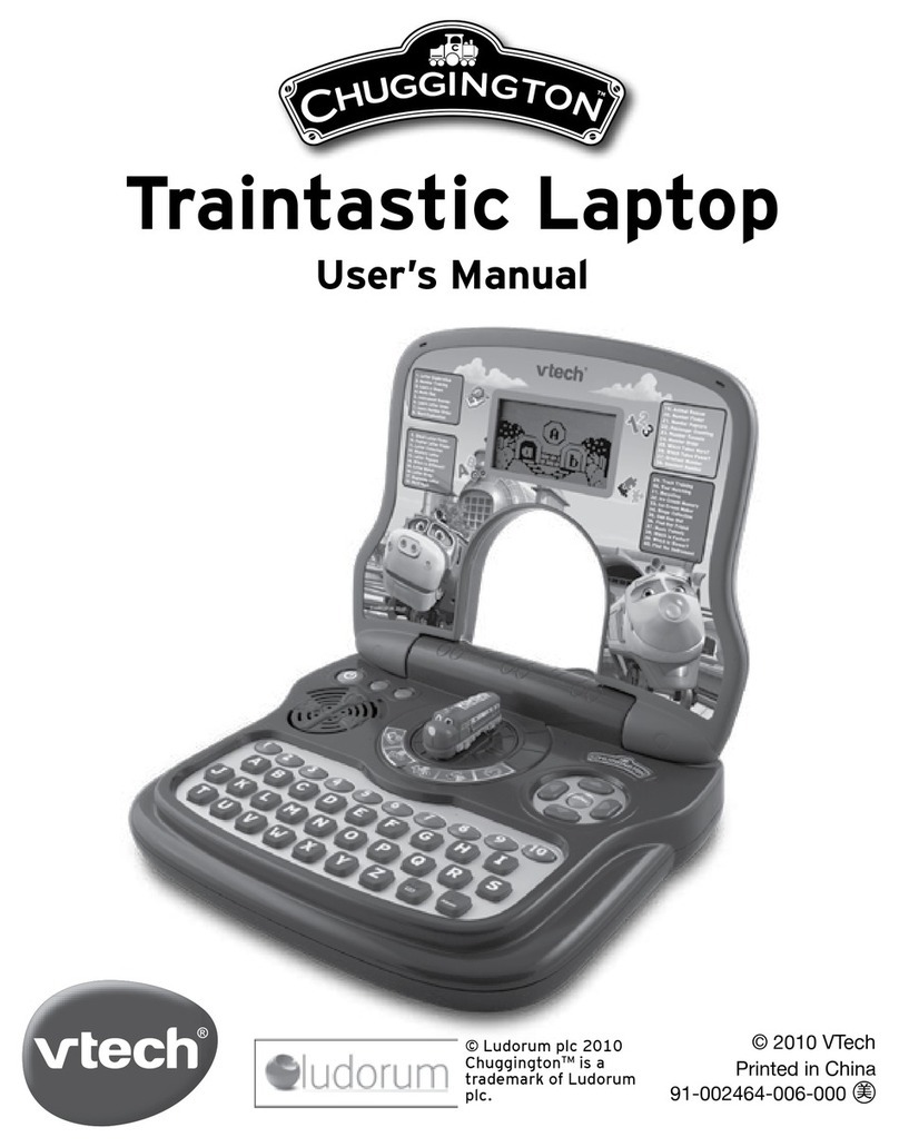 V-tech Chuggington Traintastic Laptop user manual