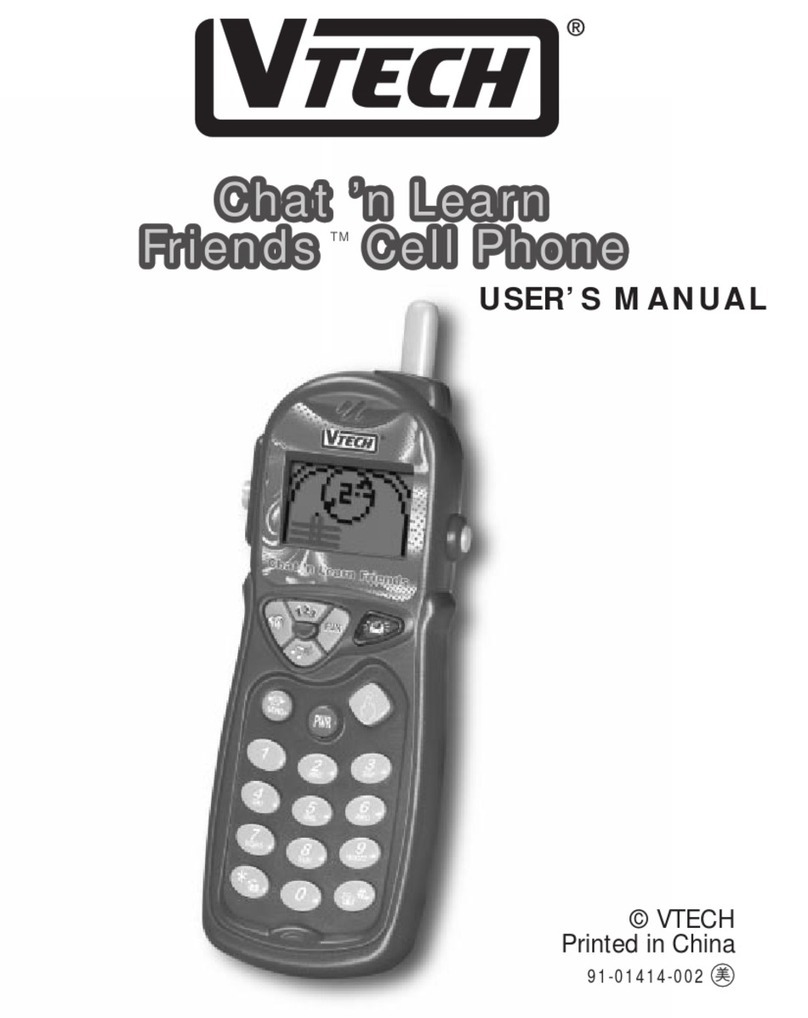 V-tech Chat  n Learn Friends User manual