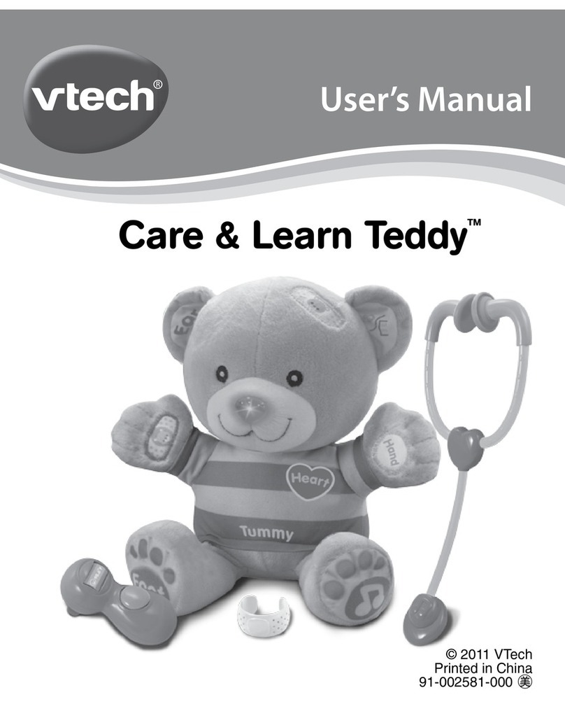 V-tech Care & Learn Teddy User manual V-tech Care & Learn Teddy User manual