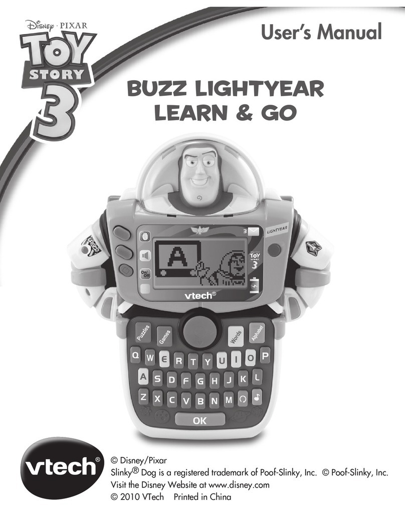 V-tech Buzz Lightyear Learn & Go User manual