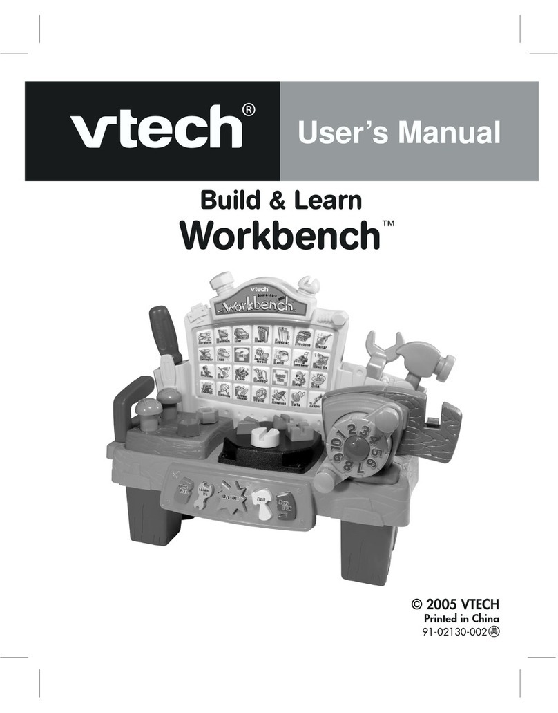 V-tech Build & Discover Workbench User manual
