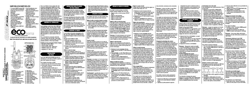 Uniden GMR1588-2ck User manual