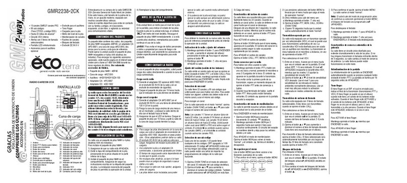 Uniden GMR2238-3CK Manual de usuario