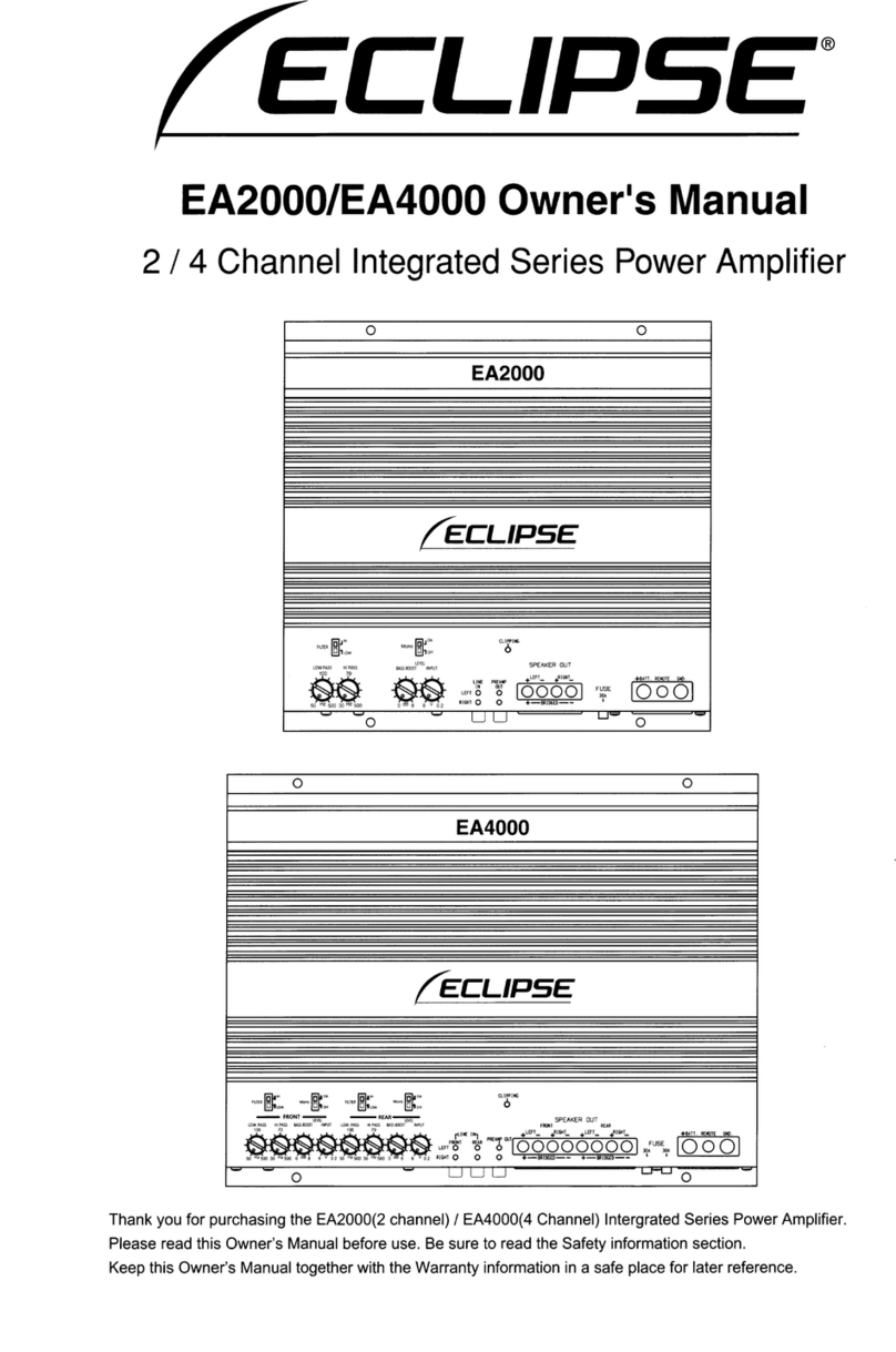 Eclipse EA4000 User manual