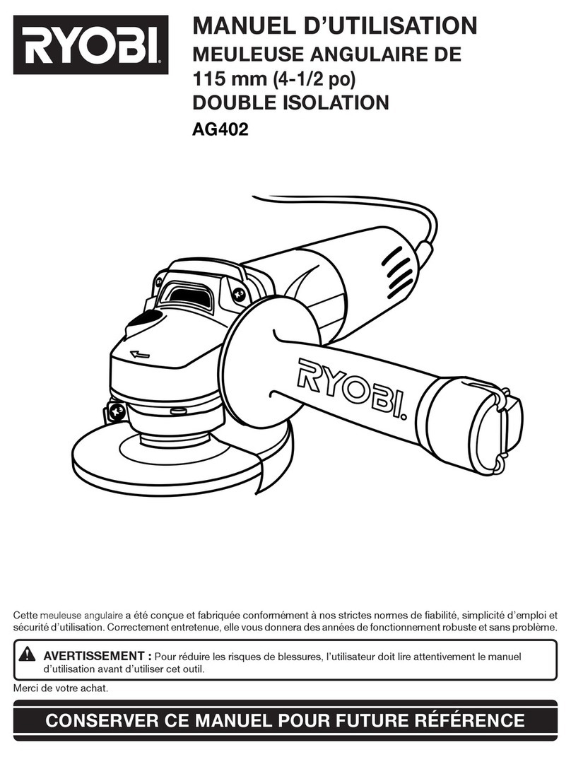 Ryobi AG402 User manual