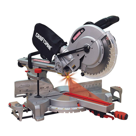 Craftsman 21239 - 12 in. Sliding Compound Miter Saw User manual