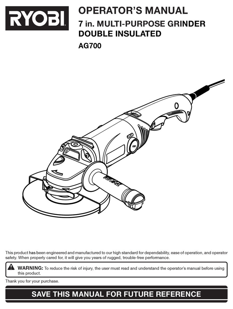 Ryobi AG700 Operator's manual