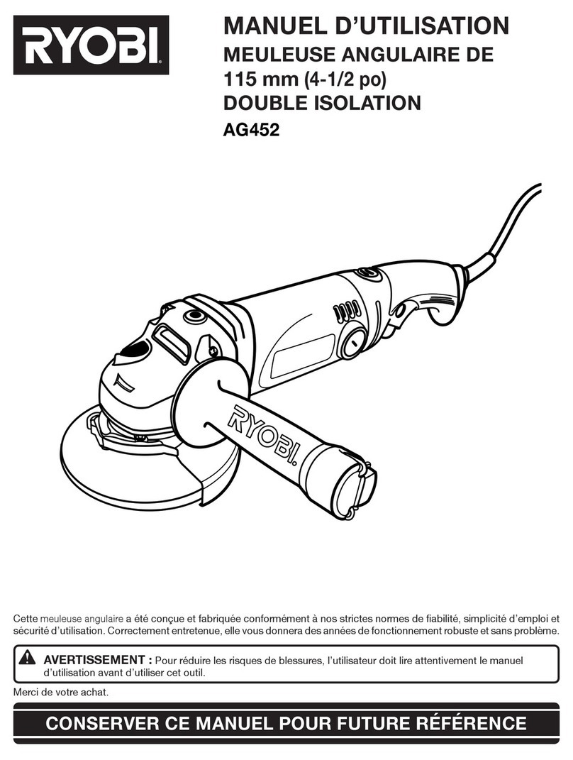 Ryobi AG452K Configuration guide