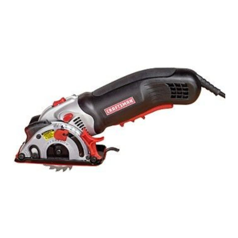 Craftsman 10872 - Mini Circular Saw Operator's manual