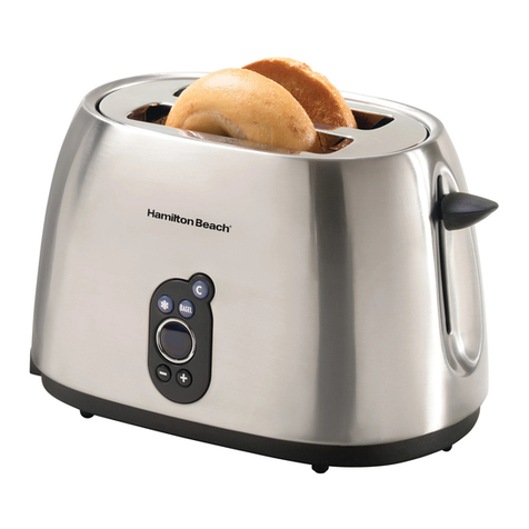 Hamilton Beach 22502 - Digital 2 Slice Toaster use & care
