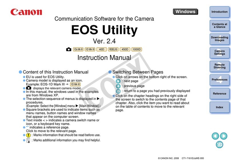 Canon 9320A010 - EOS Rebel XSi Starter User manual Canon 9320A010 - EOS Rebel XSi Starter User manual