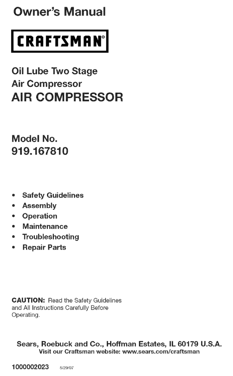 Craftsman 16781 - Professional 80 Gal. Vertical Air... owner's manual