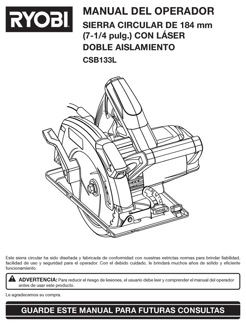 Ryobi CSB133L User guide