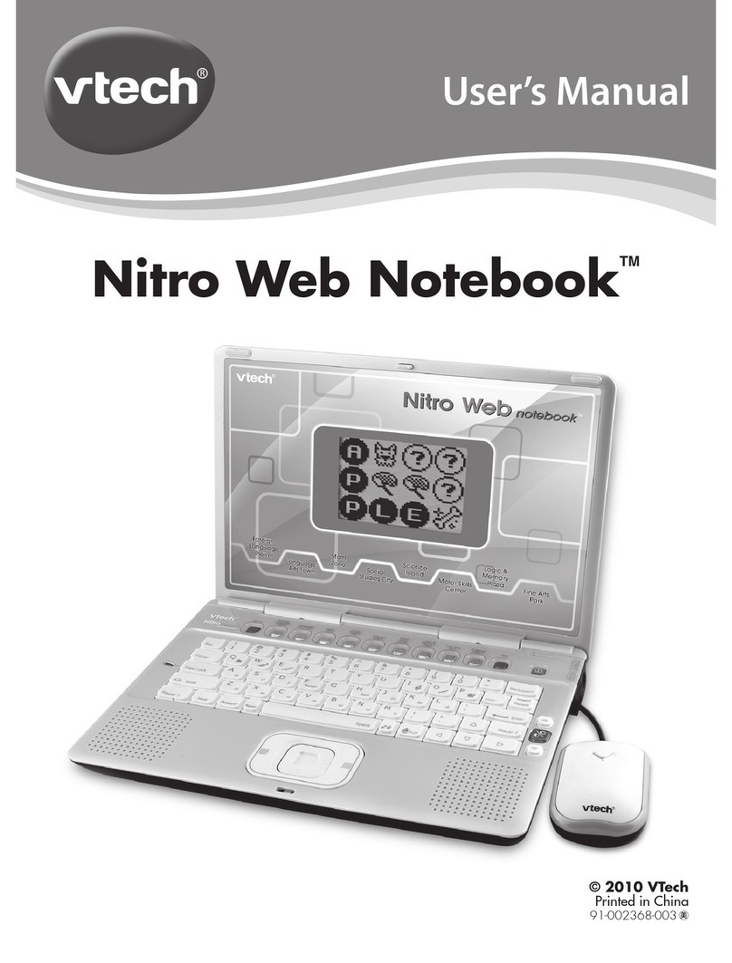 V-tech 80-065041 - Nitro Web Notebook User manual