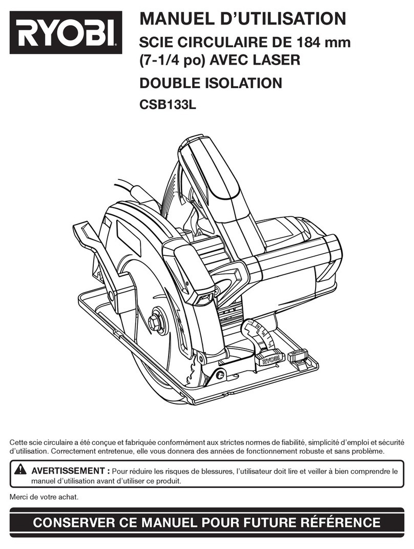 Ryobi CSB133L Manuel d'utilisation