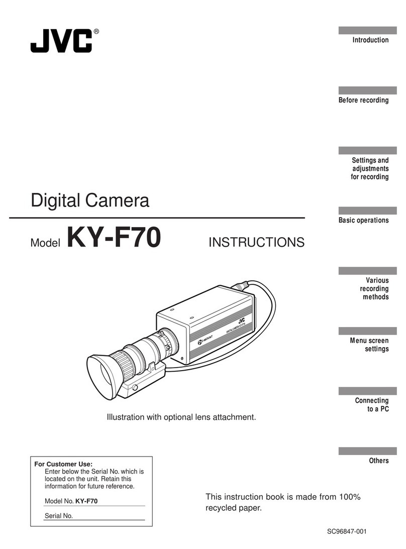 JVC KY-F70U - Sxga Imaging Camera Less Lens User manual