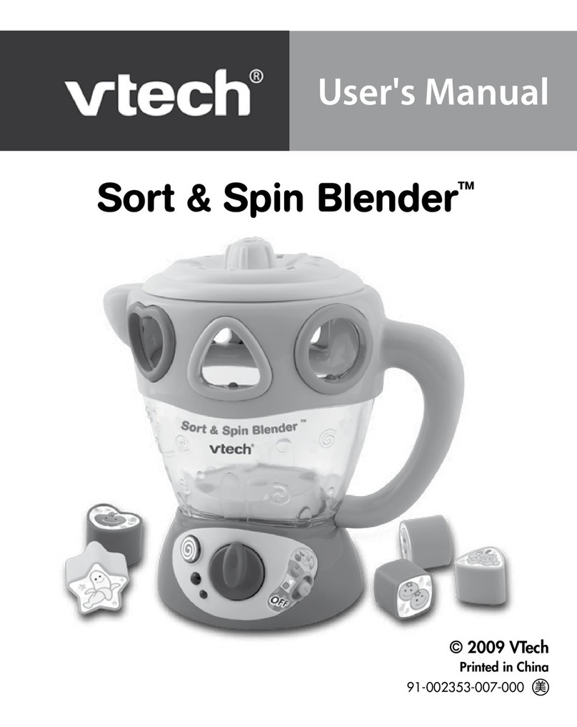 V-tech 80-100100 - Sort & Spin Blender User manual