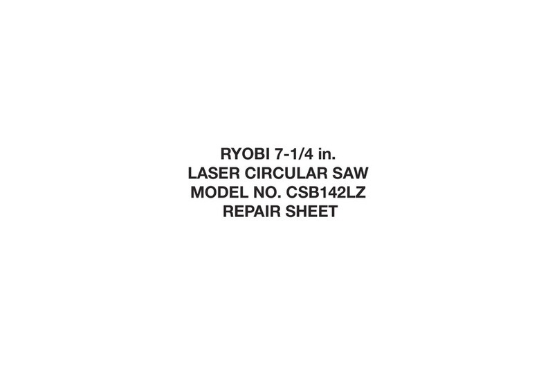 Ryobi CSB142LZK Quick setup guide
