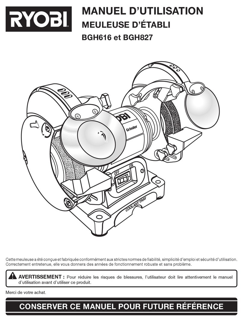 Ryobi BGH616 User manual Ryobi BGH616 User manual