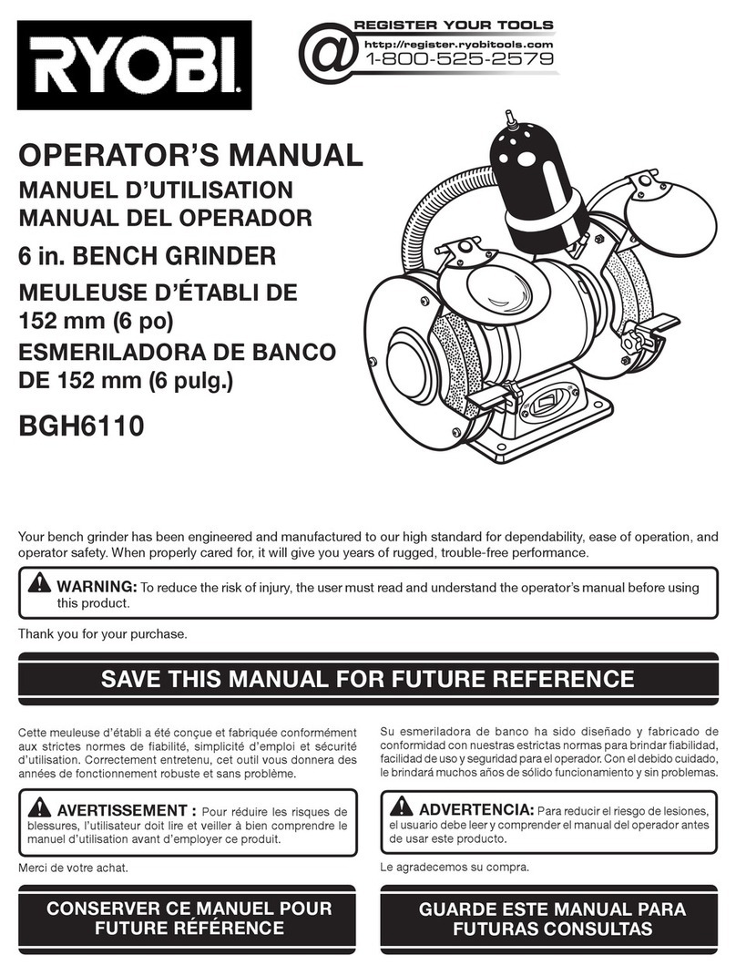 Ryobi BGH6110 User manual