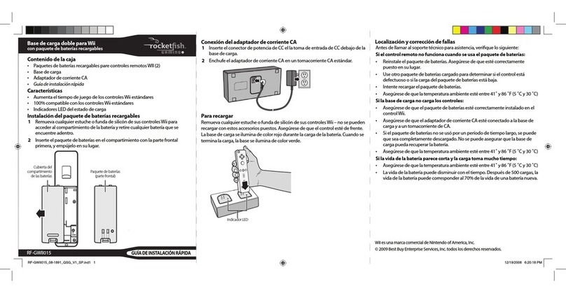 Rocket Fish RF-GWII015 Parts list manual