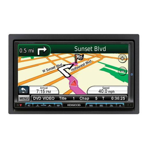 Kenwood DNX7140 - Navigation System With DVD player User manual