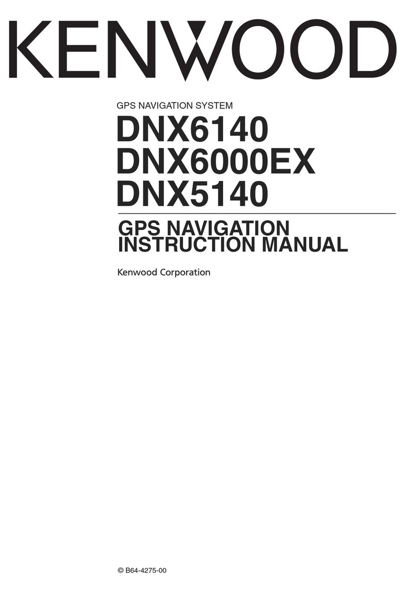 Kenwood DNX6140 - Navigation System With DVD player User manual