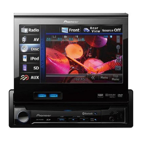 Pioneer Super Tuner IIID AVH-P5200BT User manual