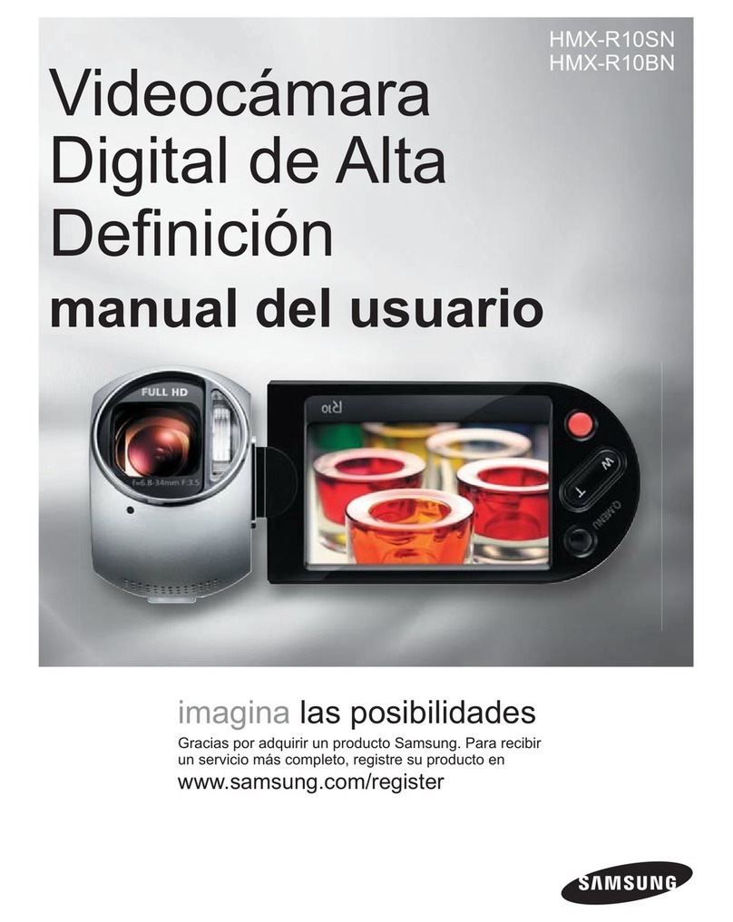 Samsung HMX H100 - Camcorder - 1080i User guide