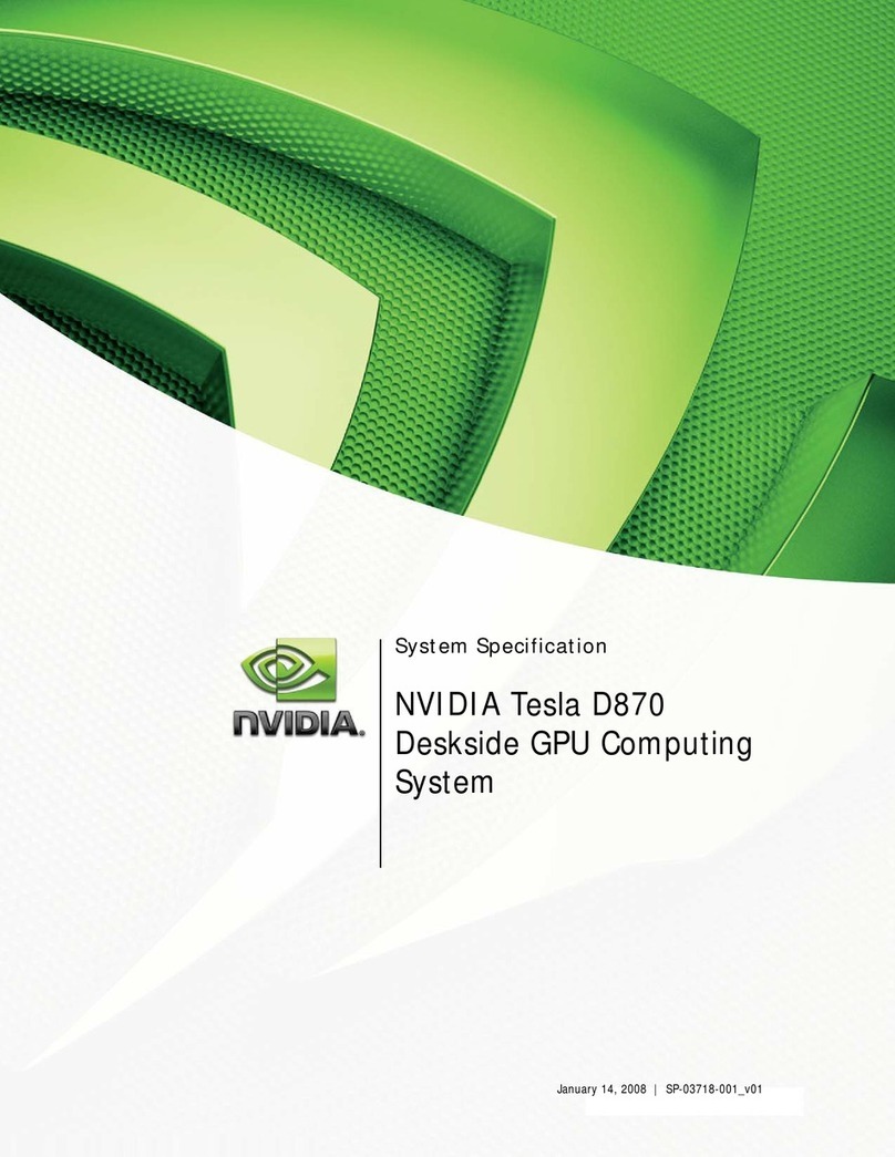 Nvidia D870 - X8 INTERFACE CARD User manual