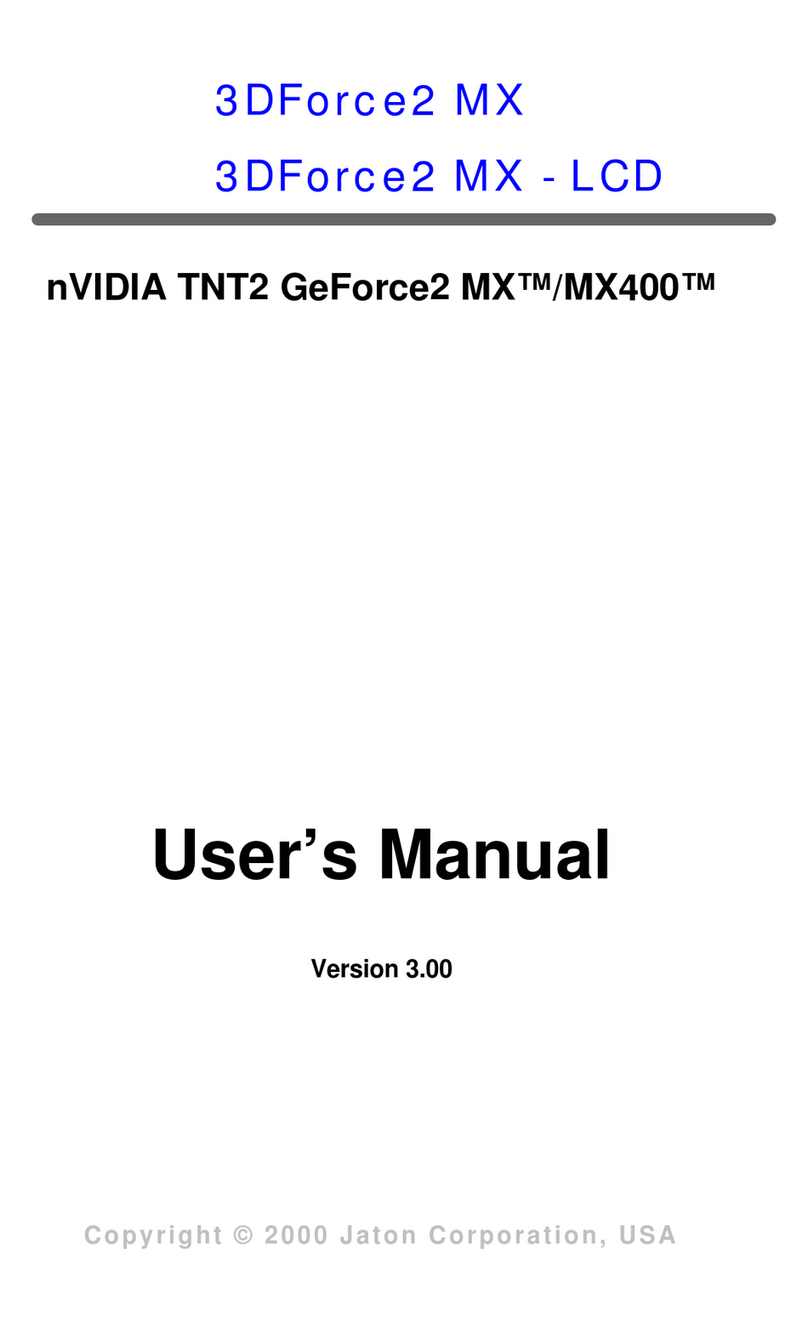 Nvidia 9600GSO - PV-T96O-SDFH-OC GeForce - SLI... User manual