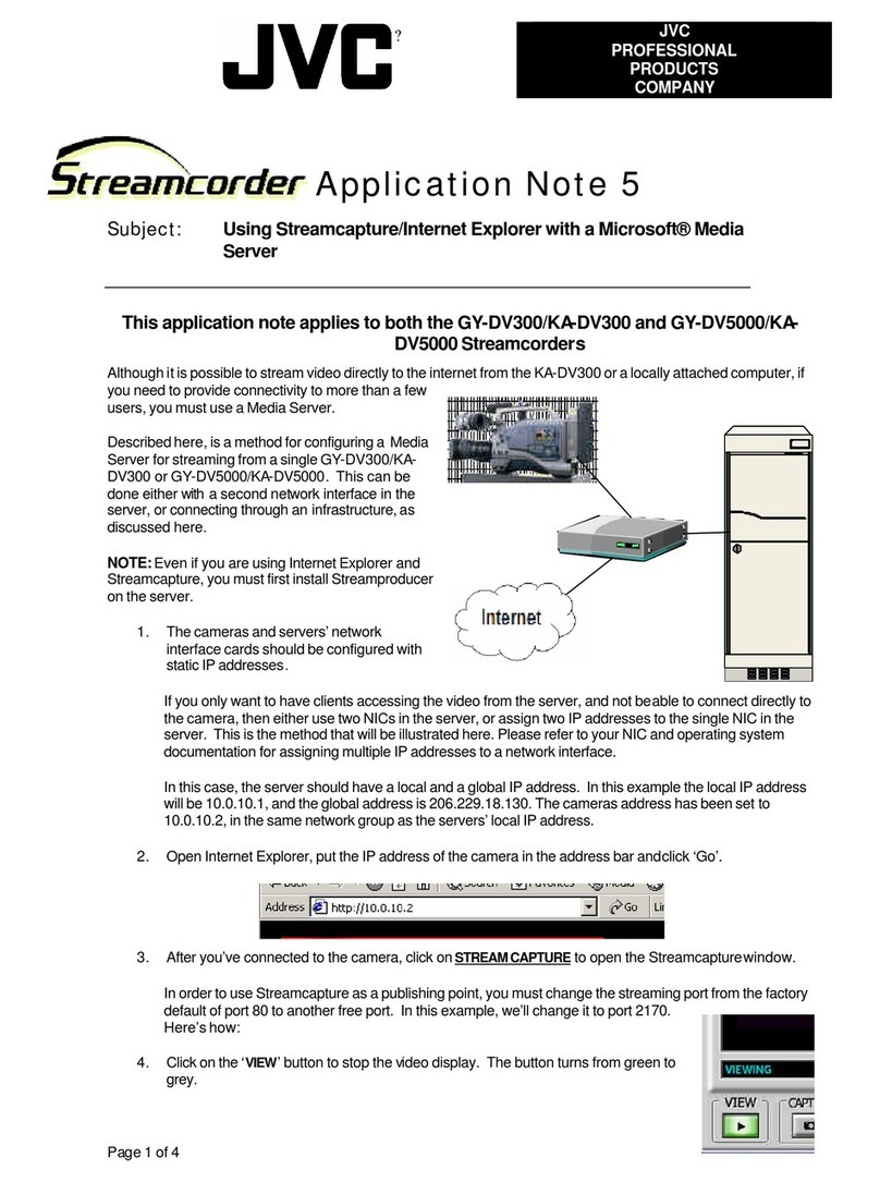 JVC GY-DV300U - 1/3" 3-ccd Dv Camcorder Installation and operating instructions